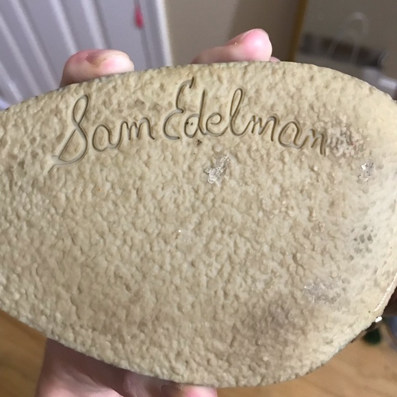 Sam Edelman Shay Two Tone Heeled Booties - Picture 3 of 8